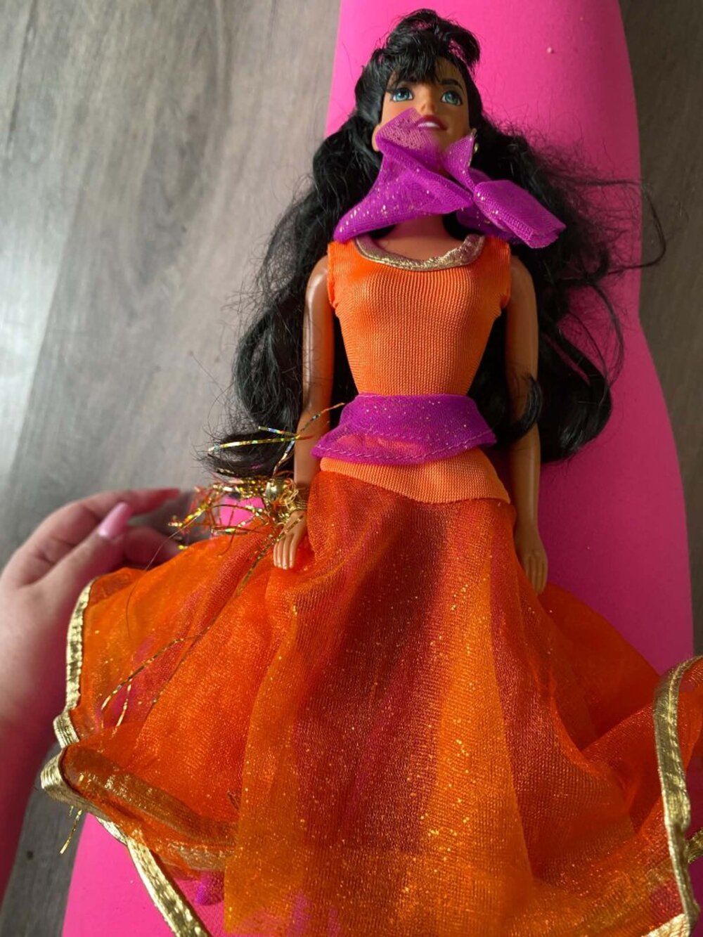 1995 Disney Hunchback Of Notre Dame Esmeralda Gypsy Dancing Doll Princess